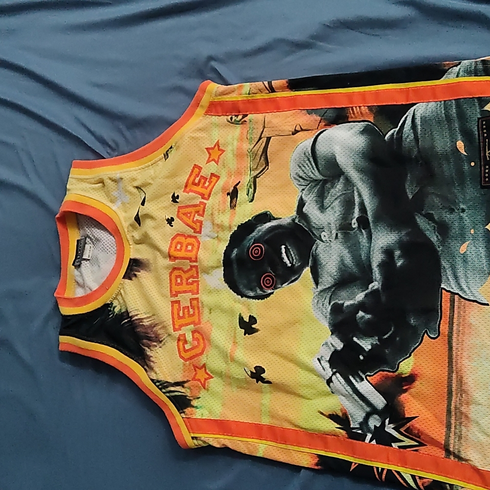 Rare Cerbae designer basketball jersey